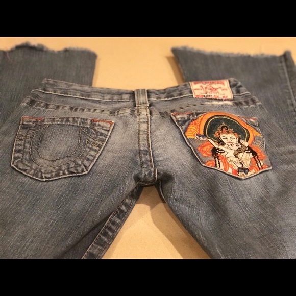 TRUE RELIGION Jeans Godiva/Buddha RARE, Vintage 💫💫💫 - Picture 7 of 8